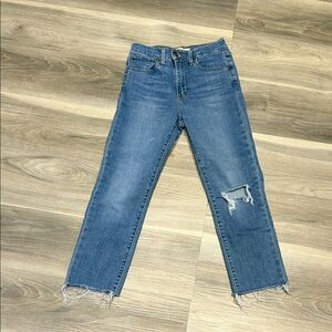 Levi’s high rise Distressed Blue Women's Jeans size 25